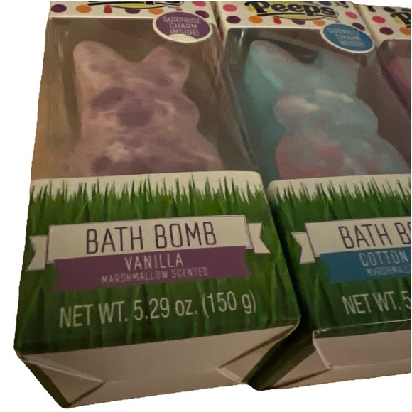 Peeps Easter Bath Bomb with Surprise Charm Inside 5.29 oz Assorted Lot of 3 - Picture 4 of 5